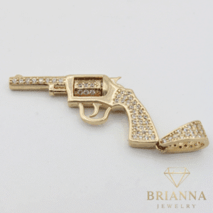 14K Exclusive Design CZ Pendant – Brianna Jewelry joya brianna jewelry